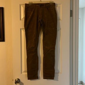 Prana Corduroy Pant Women’s Size 6 Color Brown